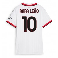 AC Milan Rafael Leao #10 Replica Away Shirt Ladies 2024-25 Short Sleeve